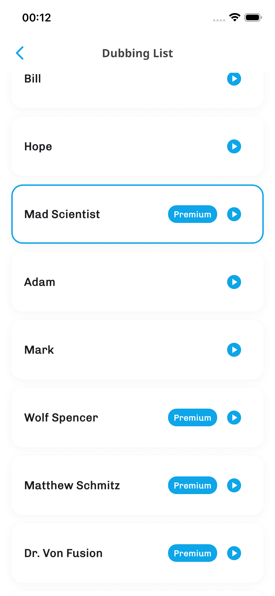 DreamTales screenshot - profiles